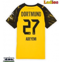 Borussia Dortmund Karim Adeyemi #27 Replica Home Shirt Ladies 2025-26 Short Sleeve